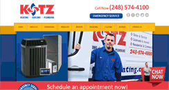 Desktop Screenshot of kotzheating.com